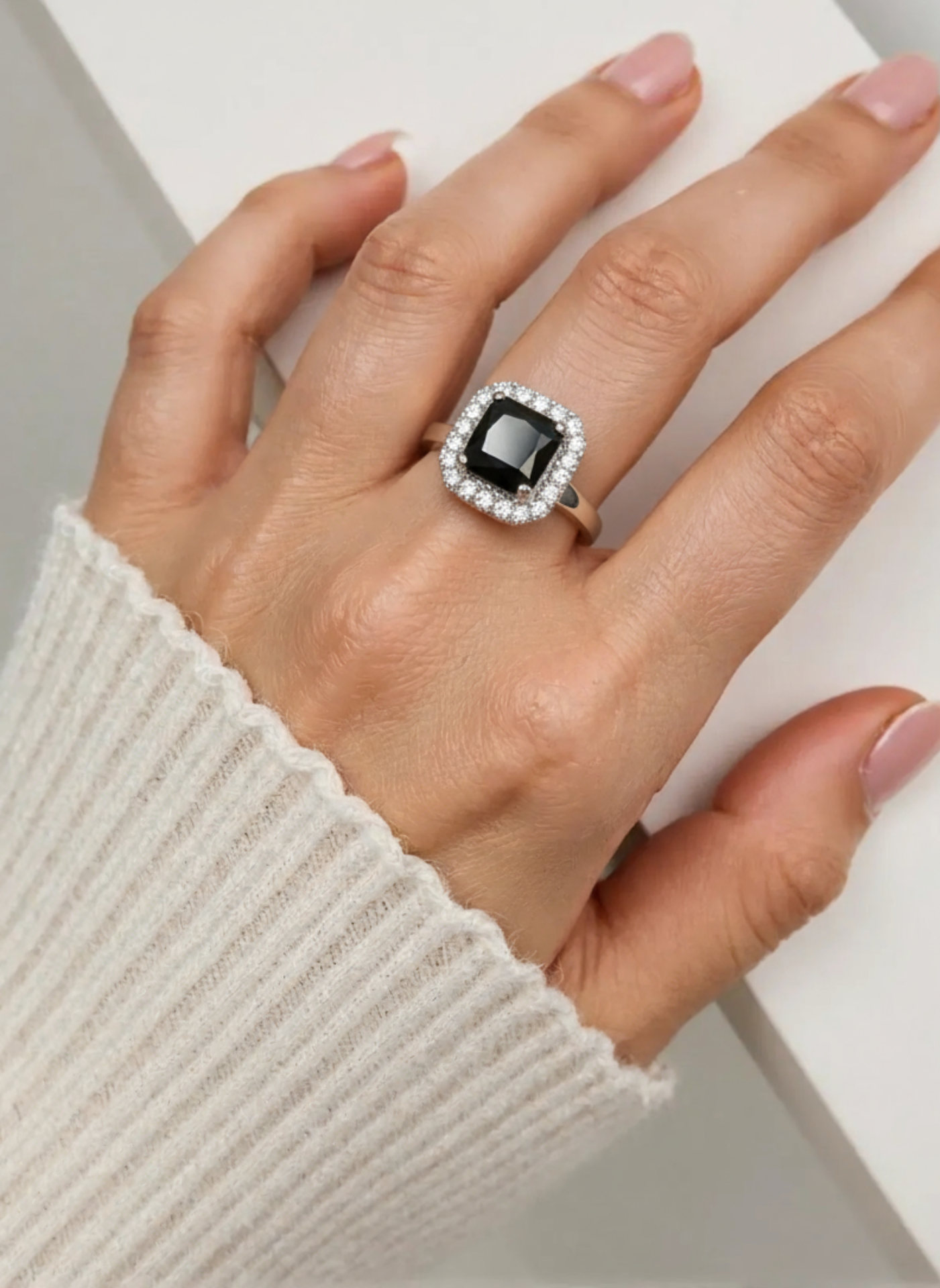Adjustable Square shaped Ring