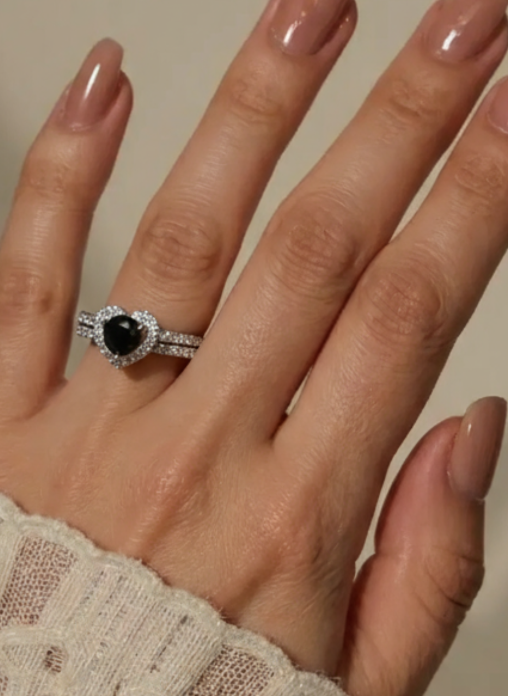 Heart Shaped Adjustable Ring