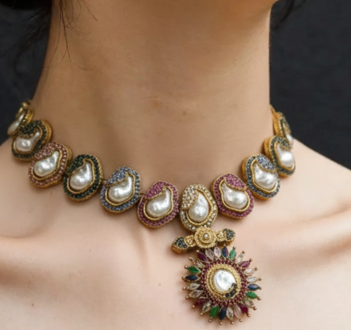 Turkish Necklace with earrings 2