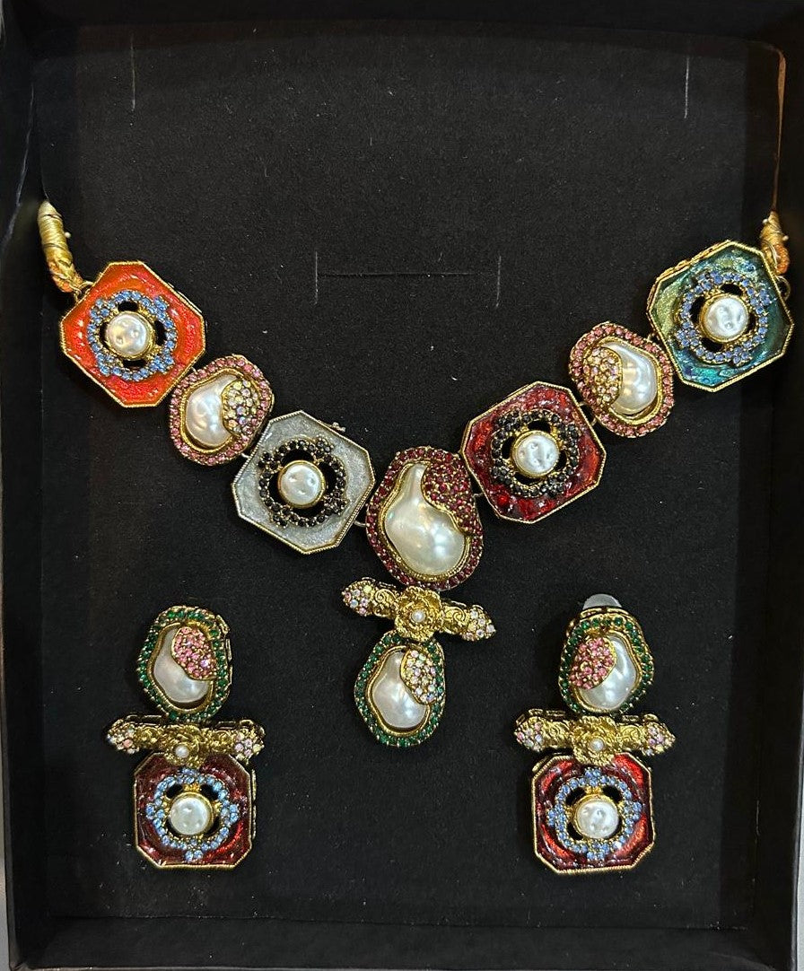 Turkish Necklace with earrings 1