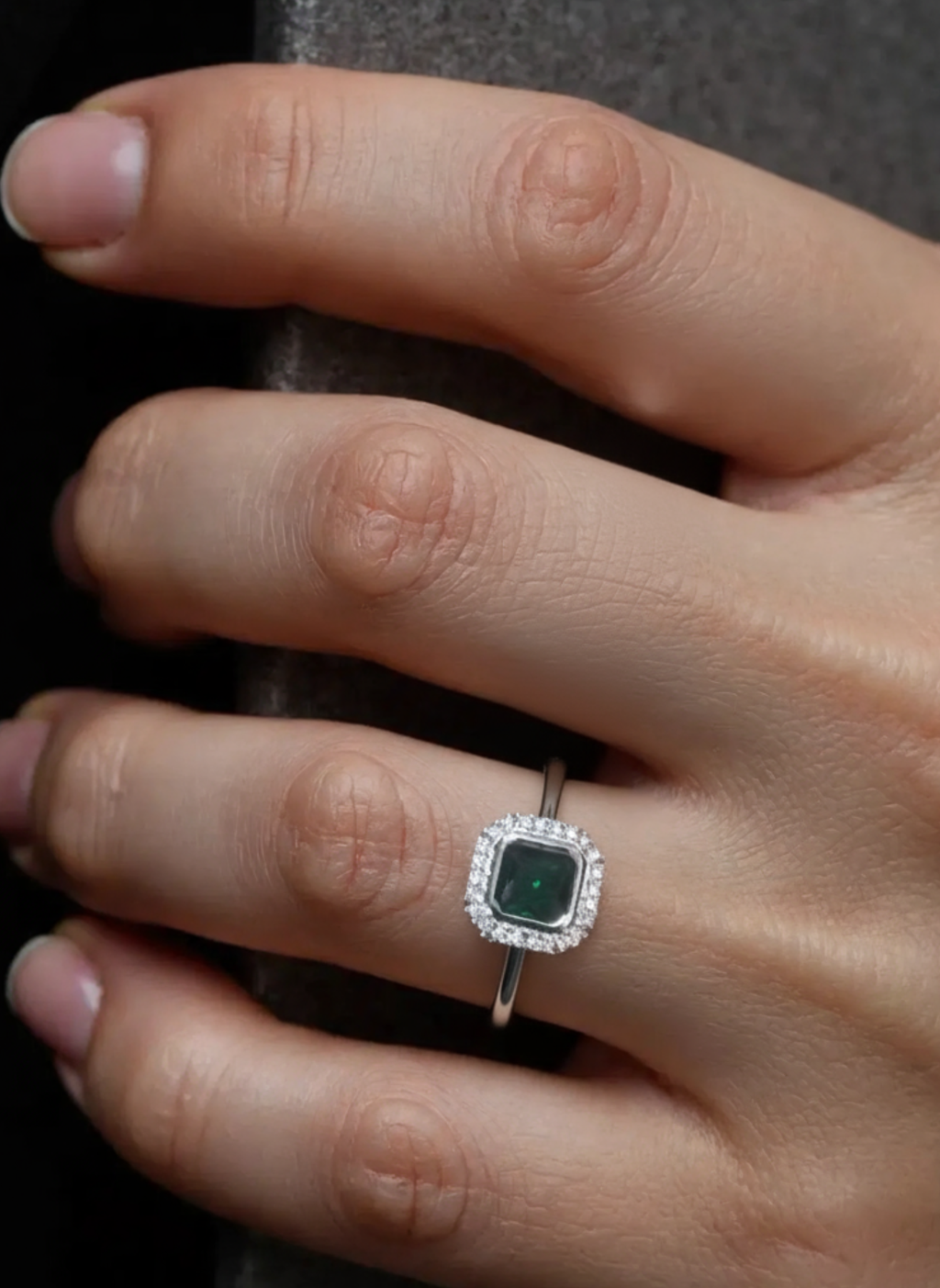 Adjustable Square shaped Ring