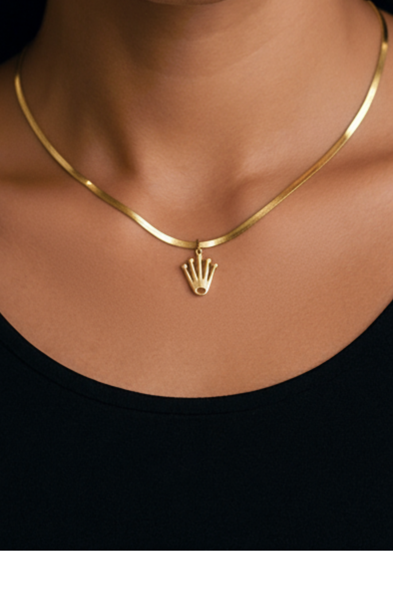 Golden Crown Necklace